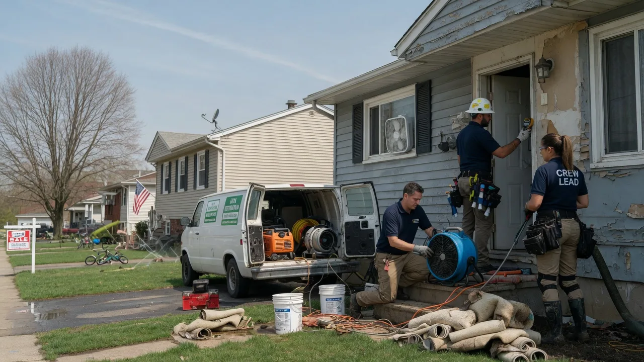 Flood Cleanup in Potterville, MI near me